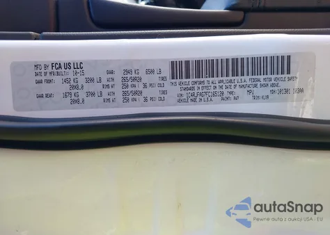 2015 Jeep Grand Cherokee Altitude из США, поврежденный, VIN 1C4RJFAG7FC165120